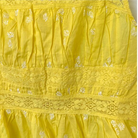 NWT Free People Beautiful Fleurs Lace Sleeve Blouse - Picture 11 of 14